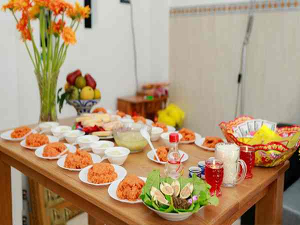 Lễ vật cần chuẩn bị trong lễ cúng thôi nôi bé trai Lễ vật cần chuẩn bị trong lễ cúng thôi nôi bé trai