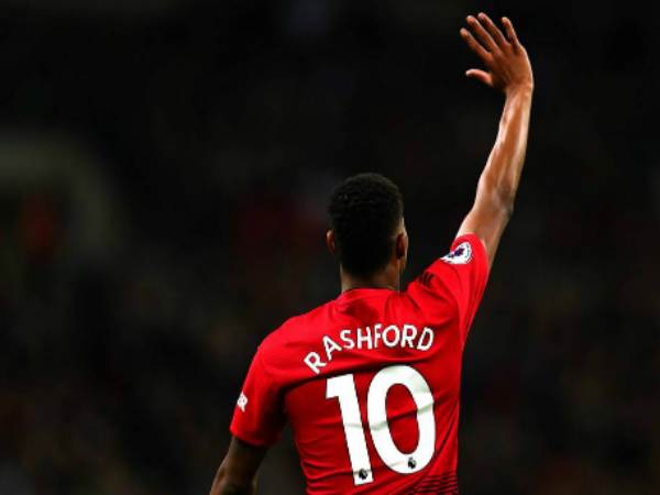 Rashford trong màu áo Manchester United